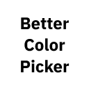 Better Color Picker