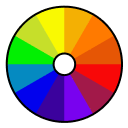 Color wheel palette generator