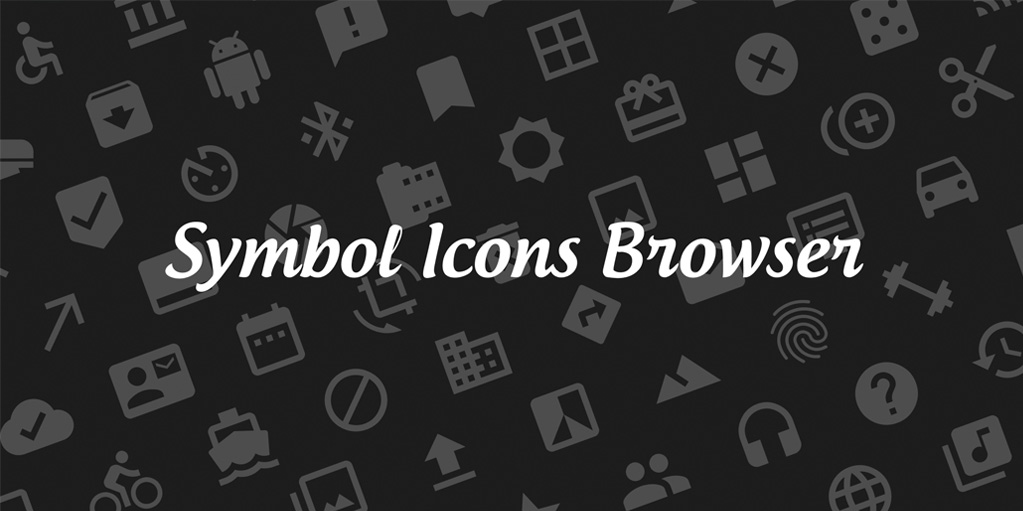 установить плагин для Фигмы Symbol Icons Browser
