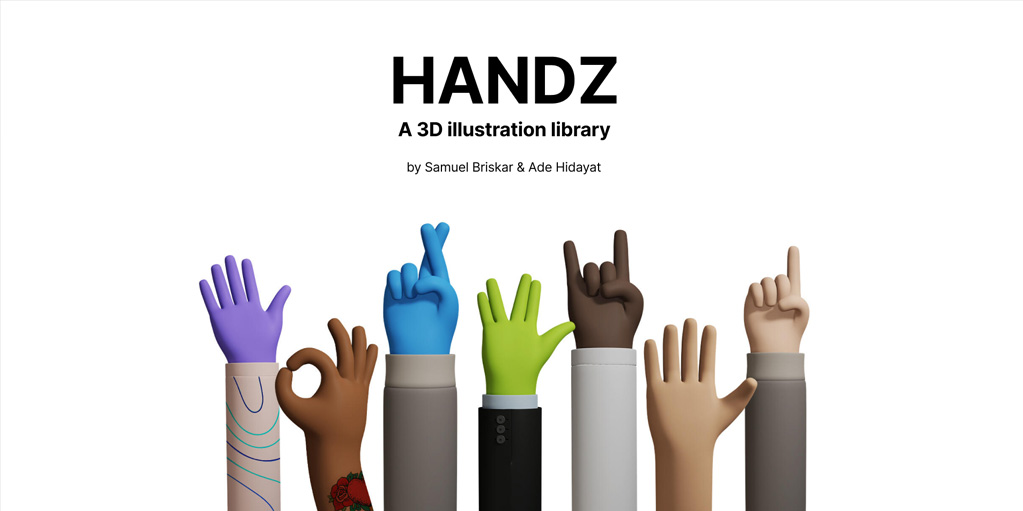 установить плагин для Фигмы Handz 3D Illustration