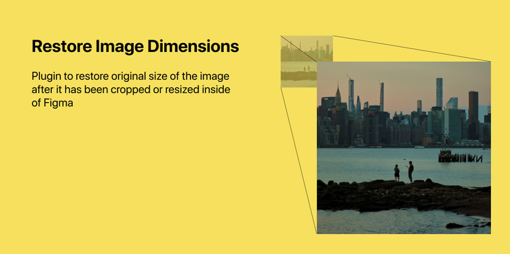 установить плагин для Фигмы Restore Image Dimensions
