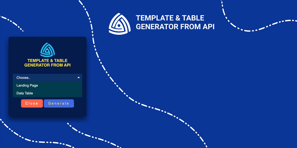 установить плагин для Фигмы TEMPLATE & TABLE GENERATOR FROM API