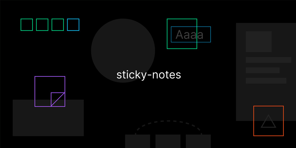 установить плагин для Фигмы sticky-notes