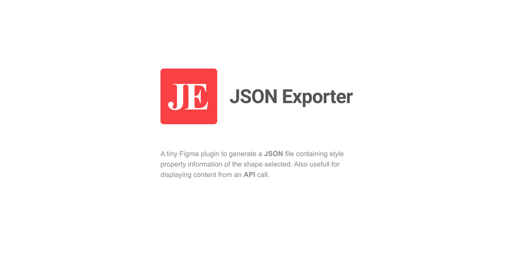 установить плагин для Фигмы JSON Exporter