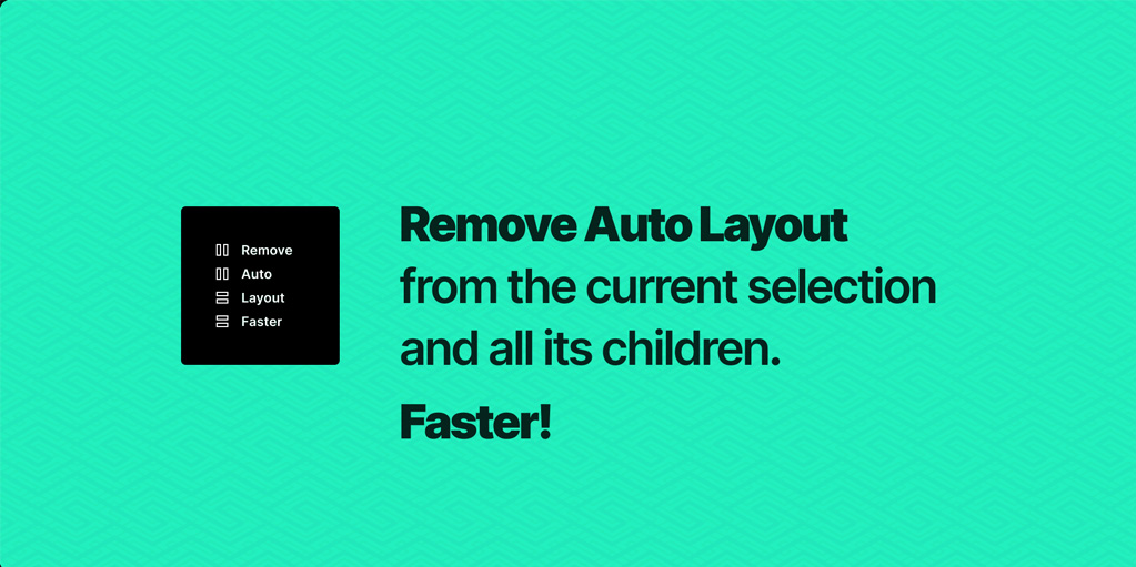 установить плагин для Фигмы RALF • Remove Auto Layout Faster