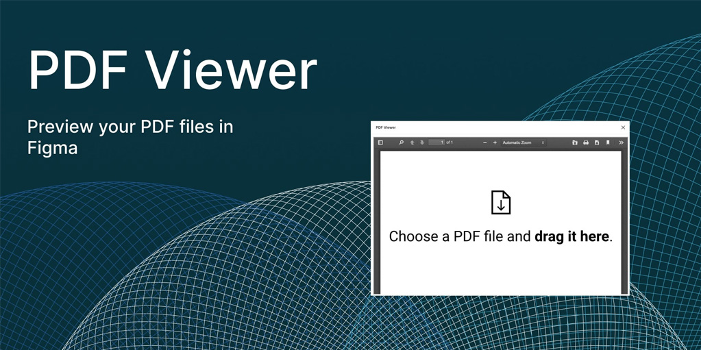 установить плагин для Фигмы PDF Viewer