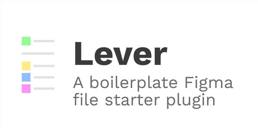 установить плагин для Фигмы Lever - A Figma File Starter