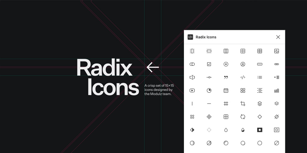 установить плагин для Фигмы Radix Icons