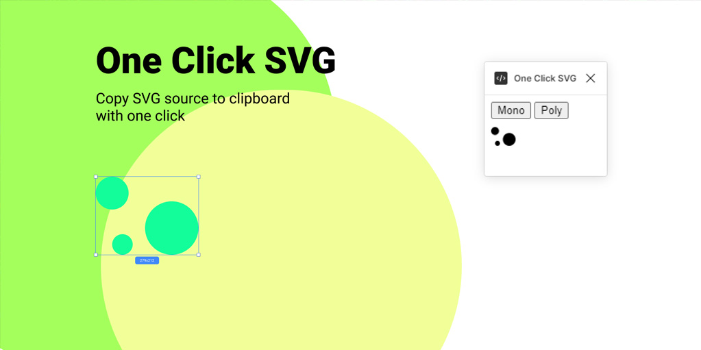 установить плагин для Фигмы One Click SVG