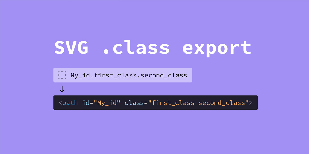 установить плагин для Фигмы SVG .class export