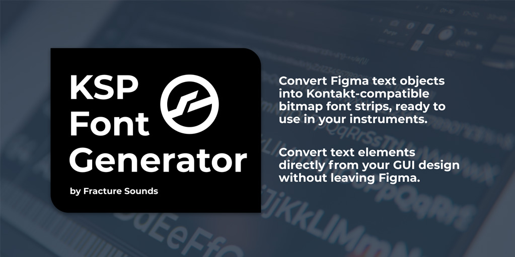 установить плагин для Фигмы KSP Font Generator