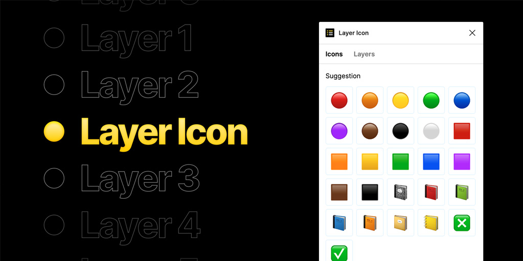 установить плагин для Фигмы Layer Icon: for your important layer
