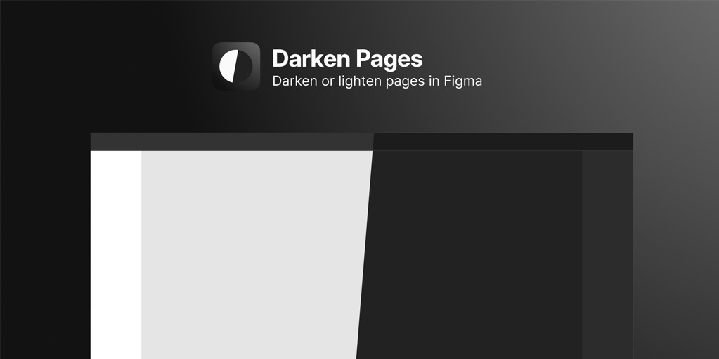 установить плагин для Фигмы Darken Pages