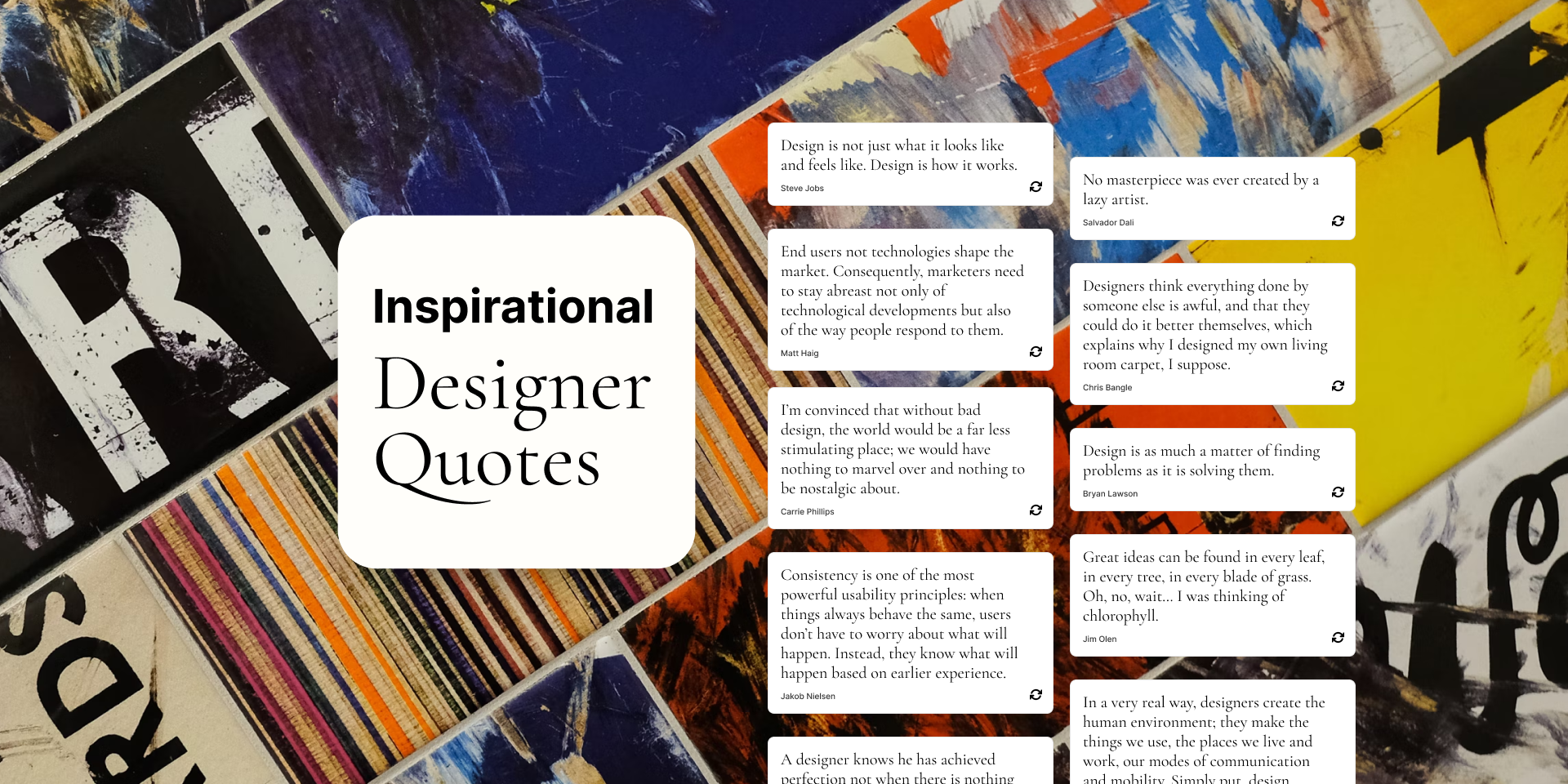 установить виджет для Фигмы Inspirational Designer Quotes