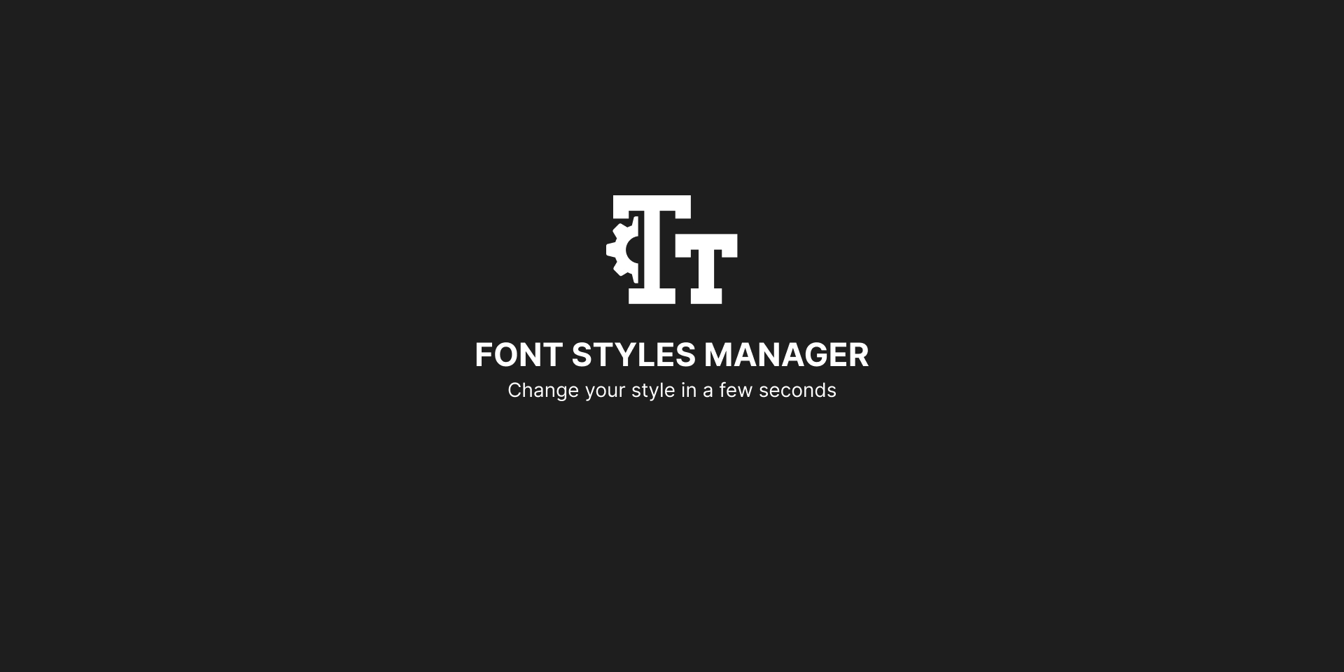 установить виджет для Фигмы Font styles manager