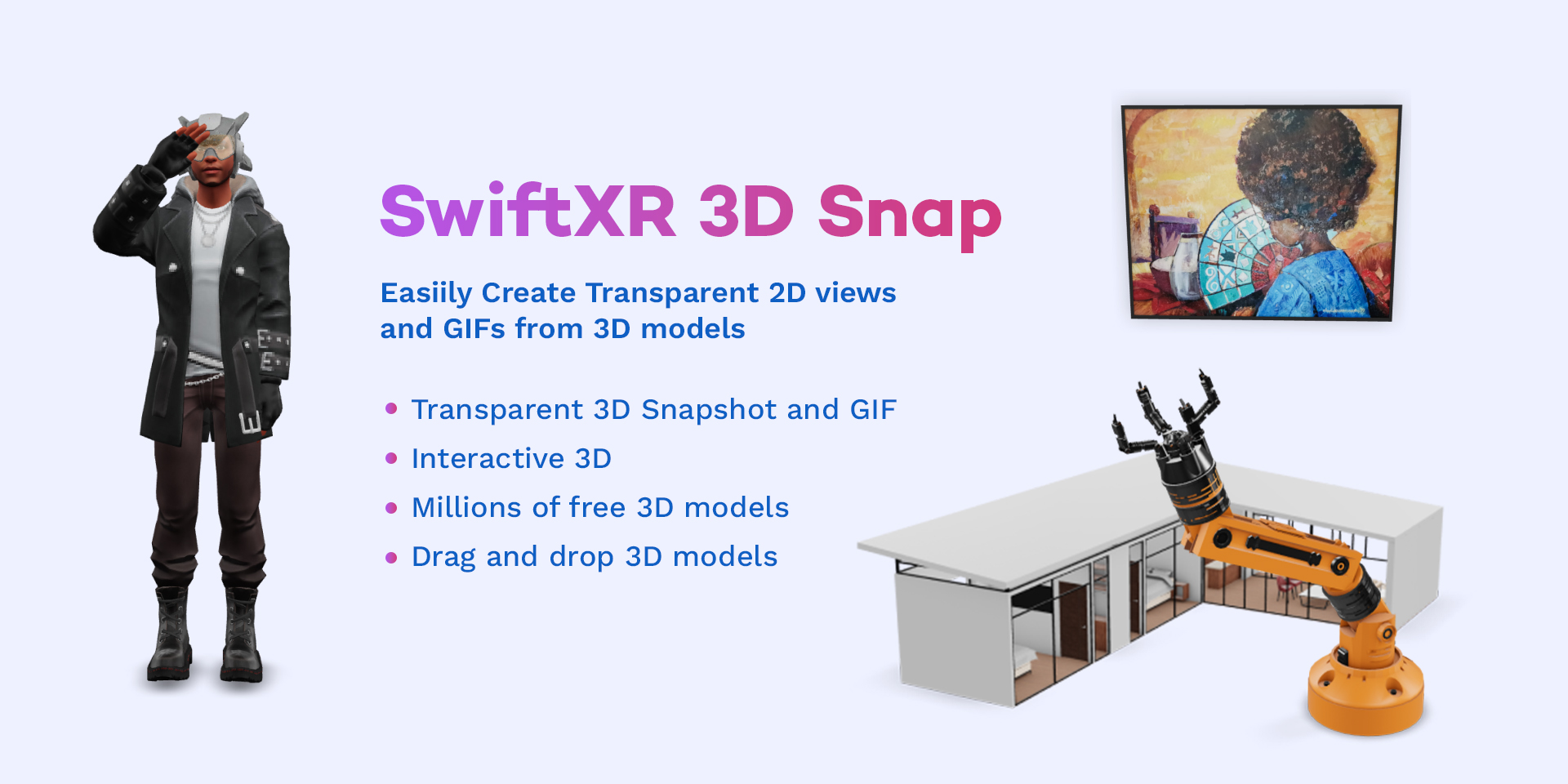 установить плагин для Фигмы SwiftXR 3D Snap
