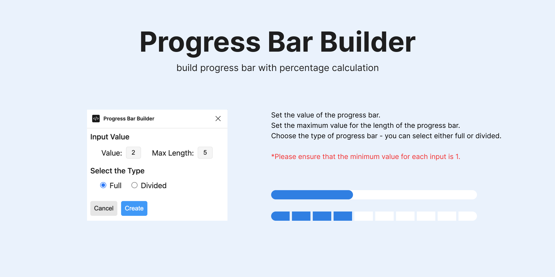 установить плагин для Фигмы Progress Bar Builder