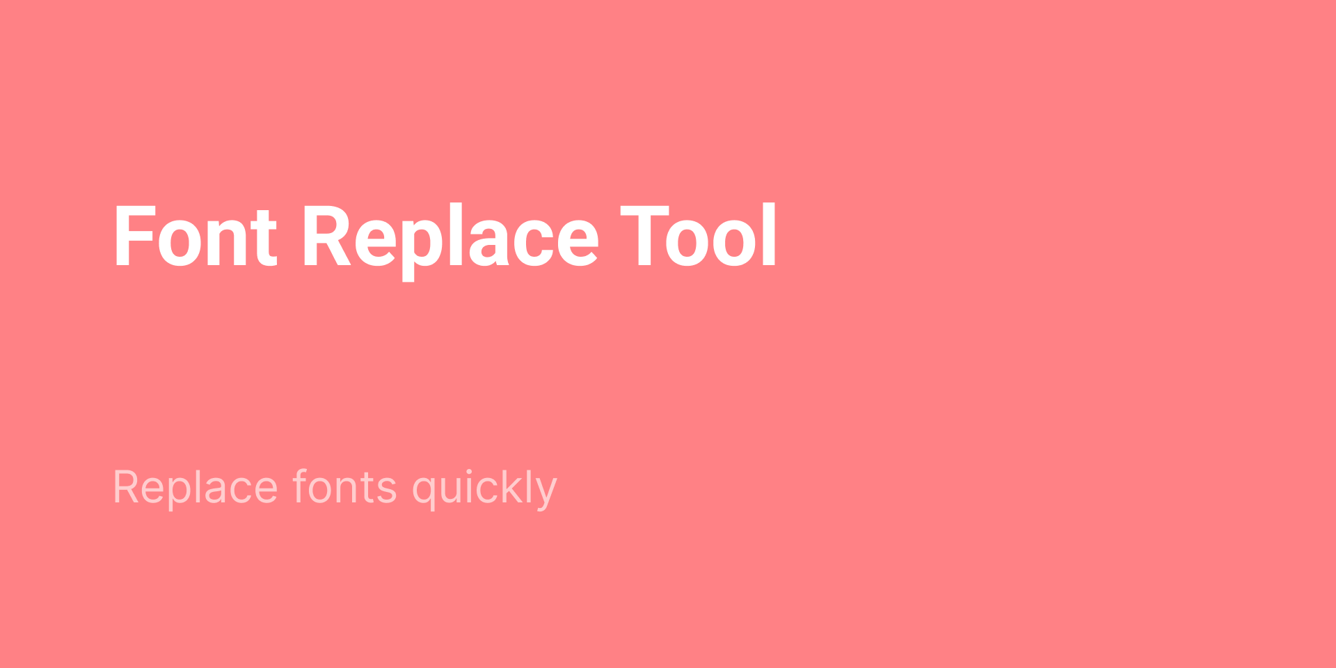 установить плагин для Фигмы Font Replace Tool