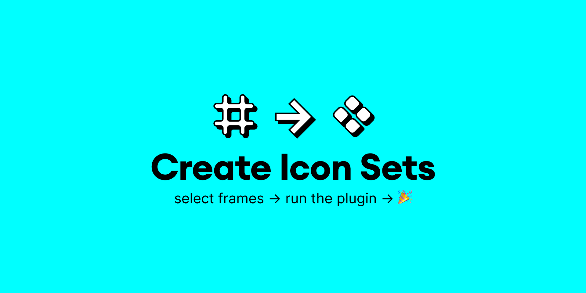 установить плагин для Фигмы Create Icon Sets