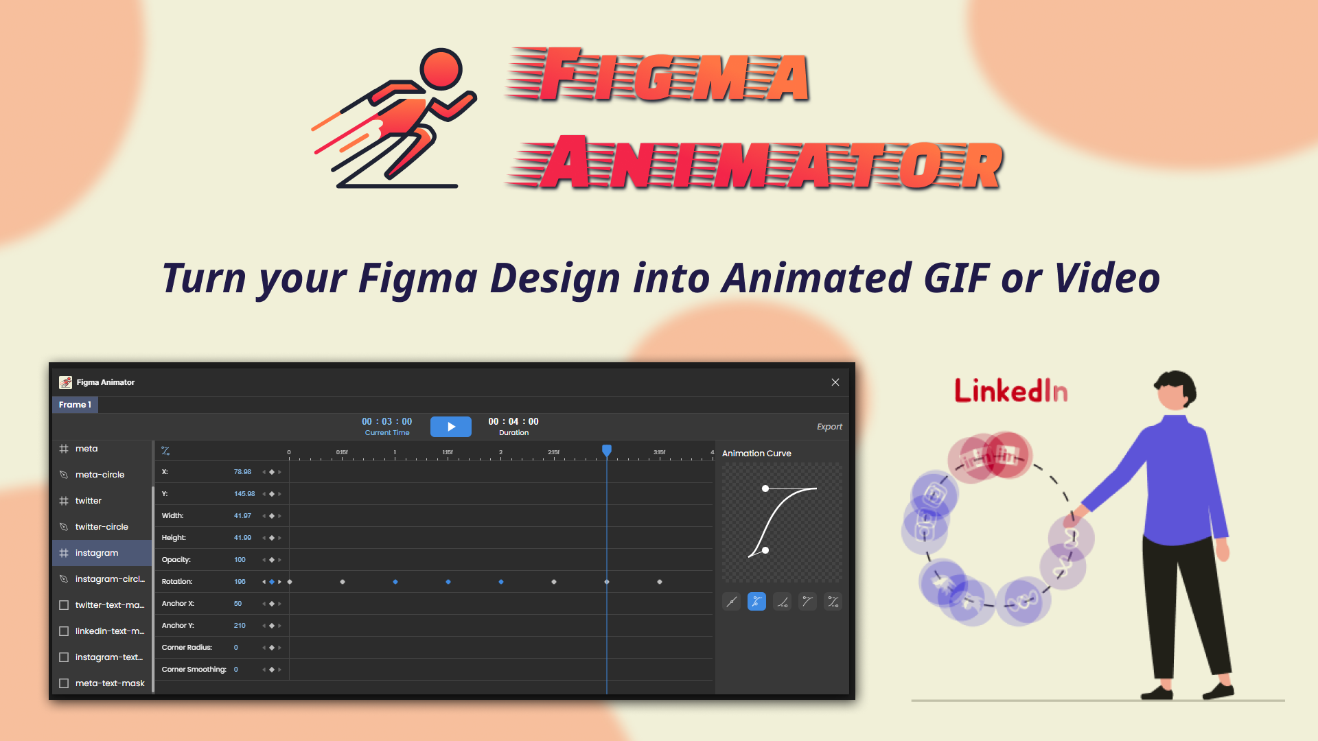 установить плагин для Фигмы Figma Animator